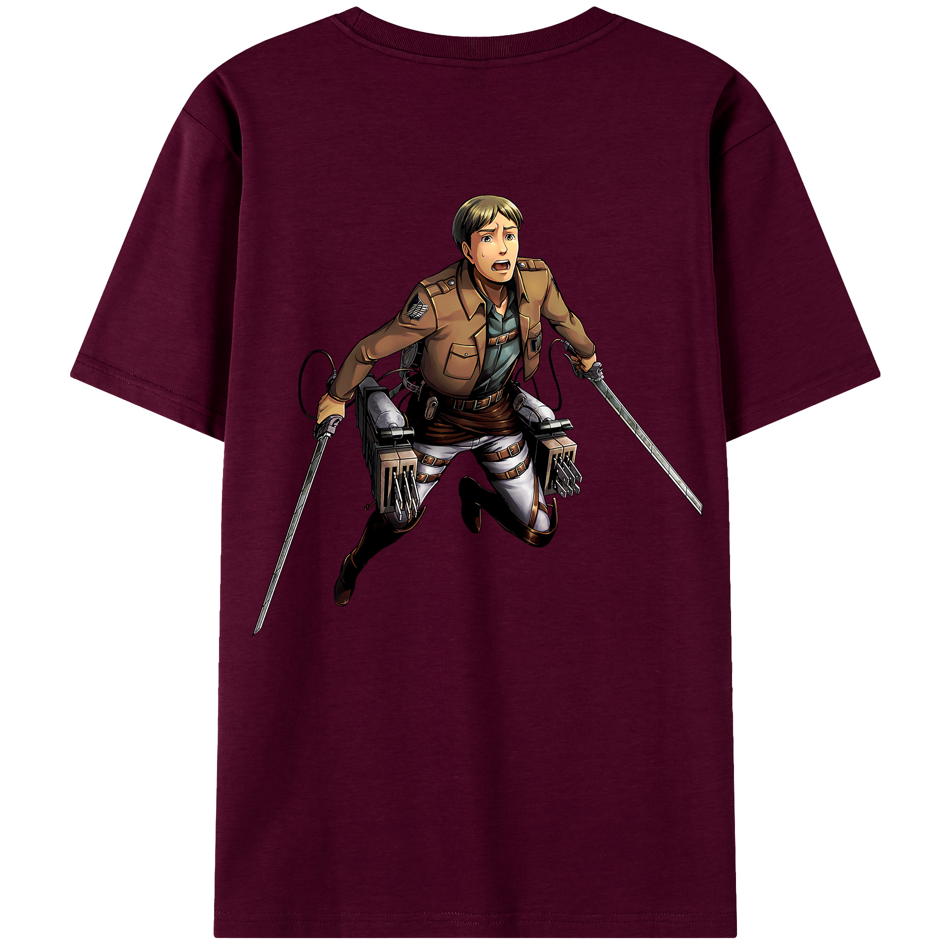 （画像用） 進撃の巨人 Attack on Titan レディース半袖Tシャツ(バックプリント)